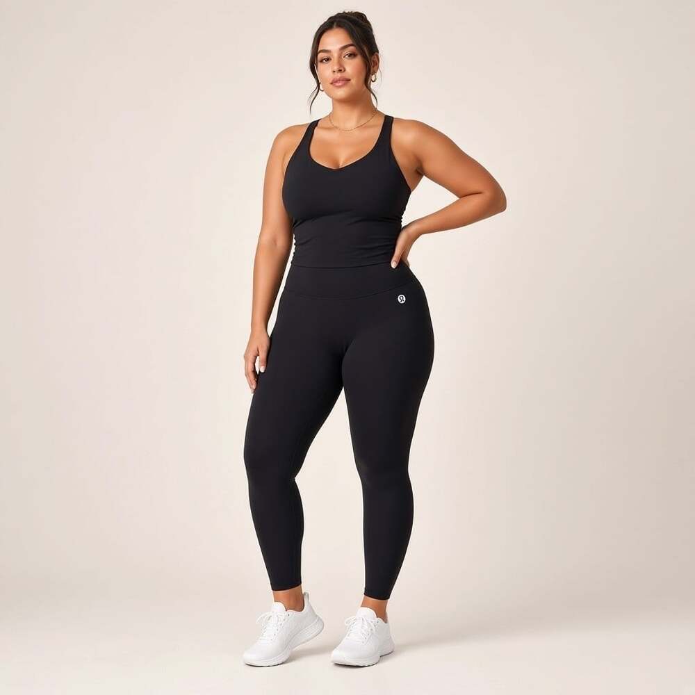 Lululemon Align Waist-Length Tank Women's Size 14 Black NWT Nulu Built-In Bra